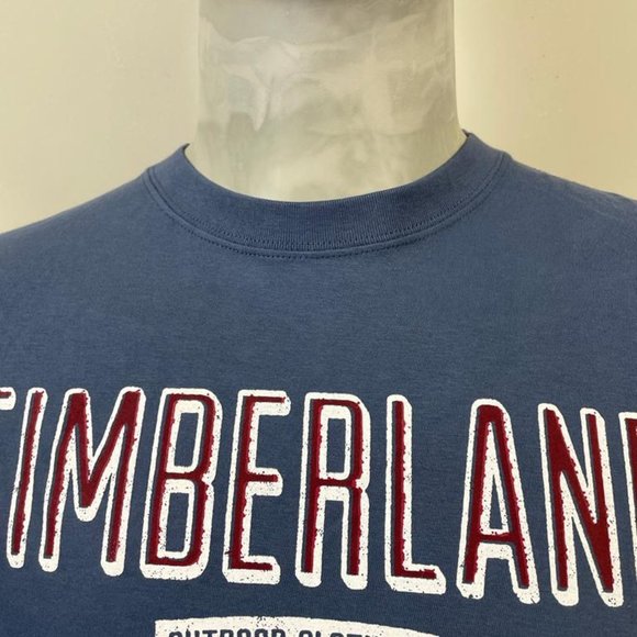 Timberland Men's LONG SLEEVE TURQUOISE T-Shirt 6208J-432 SIZE : L - Picture 3 of 6